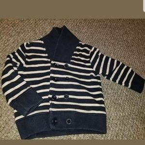GYMBOREE NAVY SHAWL COLLAR CARDIGAN Sweatshirt